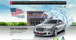 Desktop Screenshot of myamericancarwash.com